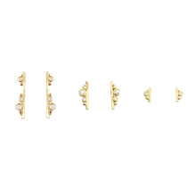 Load image into Gallery viewer, Flint Mini Bar Earrings