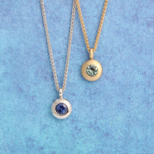 Load image into Gallery viewer, Smartie Necklace with Royal Blue Sapphire