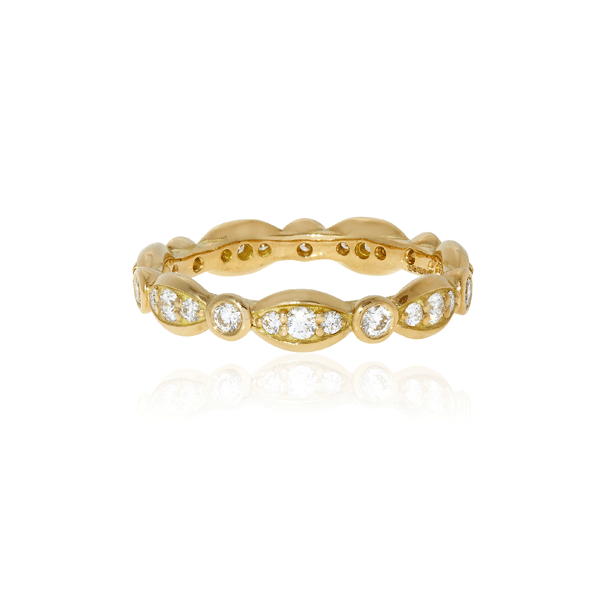 Yellow Gold and Diamond Eternity Ring
