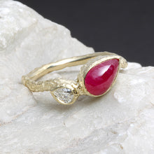 Load image into Gallery viewer, Toi et Moi Rocky Ring
