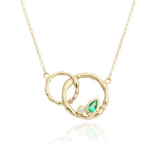 Load image into Gallery viewer, Reed Double Loop Necklace
