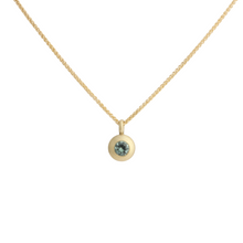 Load image into Gallery viewer, Smartie Necklace with Teal Sapphire
