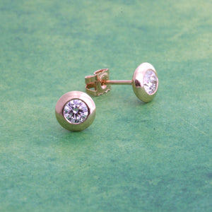 Smartie Stud Earrings with 0.25ct Lab-Grown Diamonds