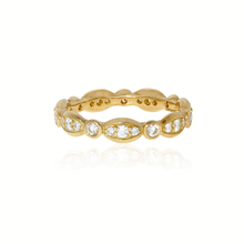 Load image into Gallery viewer, Yellow Gold and Diamond Eternity Ring
