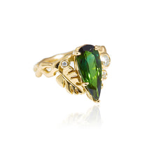 Load image into Gallery viewer, Lost Unique Tourmaline Pear Ring
