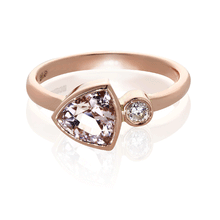 Load image into Gallery viewer, Unique Morganite Ring
