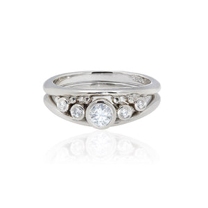Curve Diamond Wedding Ring